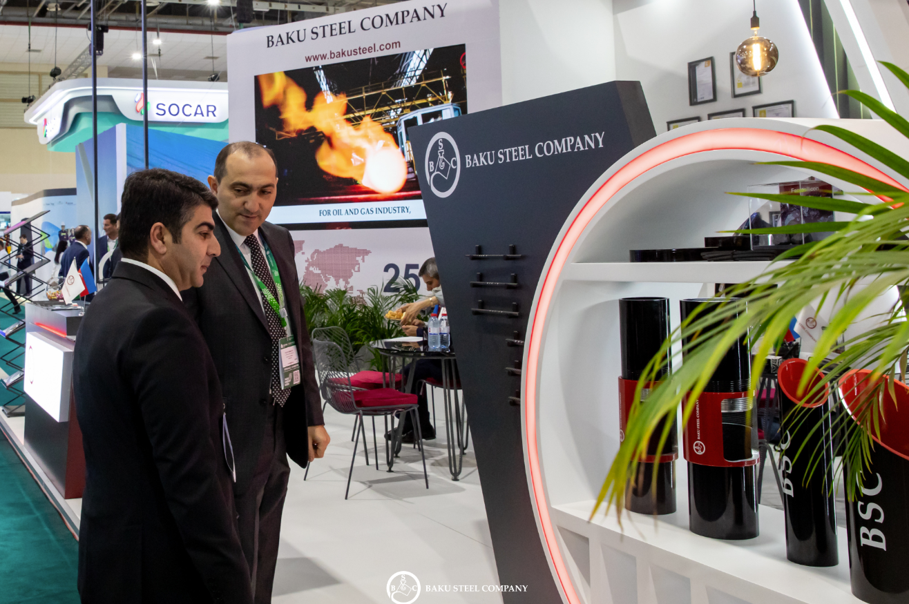 Baku Steel Company Caspian Oil & Gas 2026 sərgisində